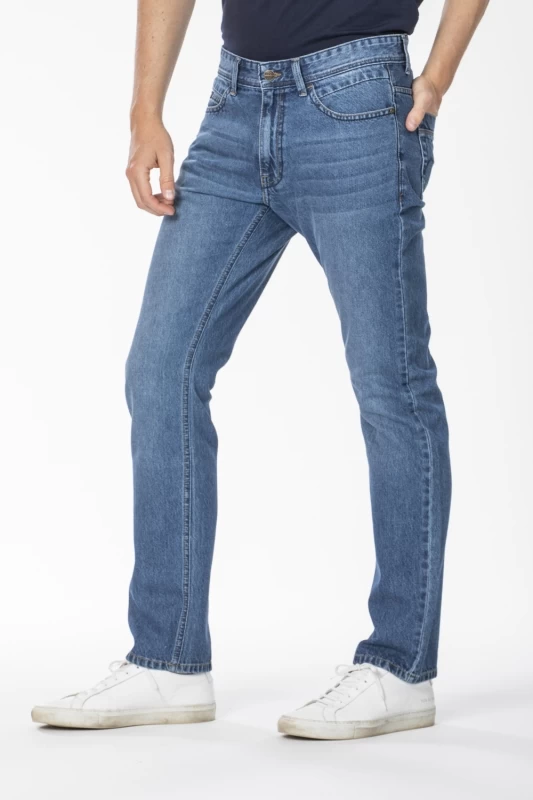 Jeans RL70 coupe droite confort denim léger stone washed ABRAM