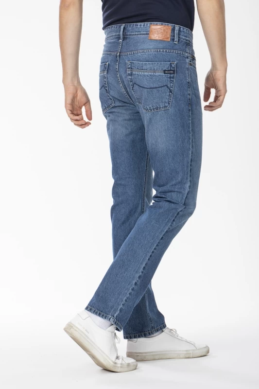 Jeans RL70 coupe droite confort denim léger stone washed ABRAM