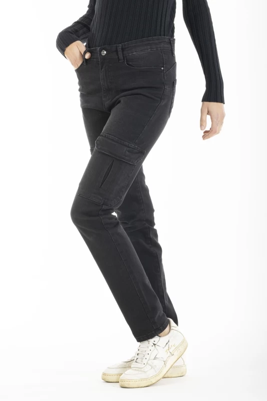 Jeans cargo slim push-up stretch MOYRA