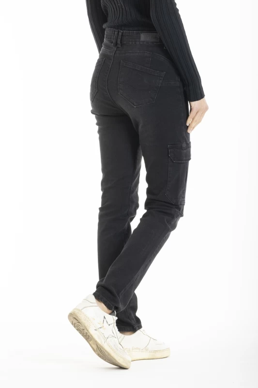 Jeans cargo slim push-up stretch MOYRA