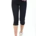 GLENDA slim push-up cropped pants in raw denim