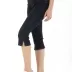 GLENDA slim push-up cropped pants in raw denim