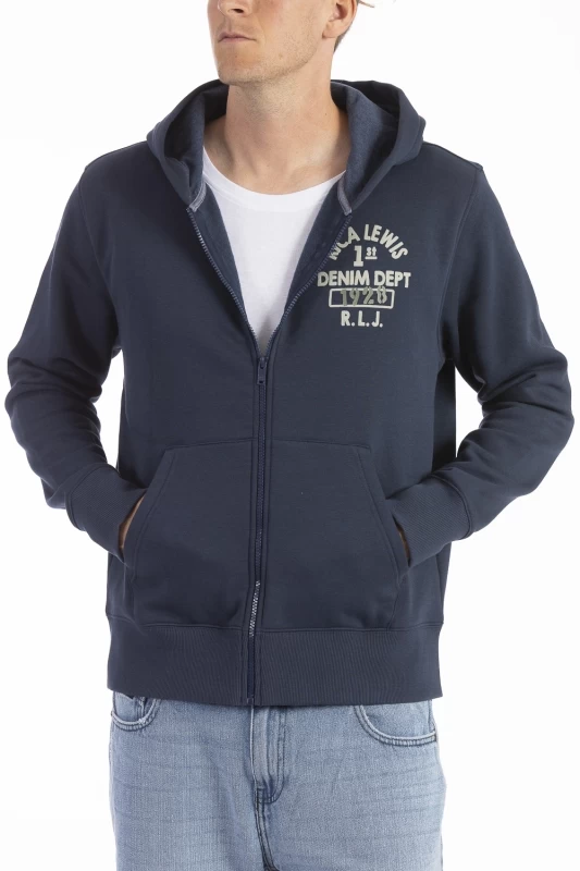 Felpa con cappuccio e zip DJANGO