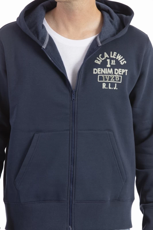 Felpa con cappuccio e zip DJANGO