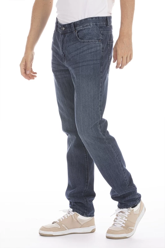 ARKON3 Jeans 5 tasche taglio dritto garzato, lunghezza 30cm