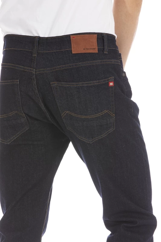 Jeans raw 5 tasche taglio dritto stretch ARKON6 lunghezza 32cm