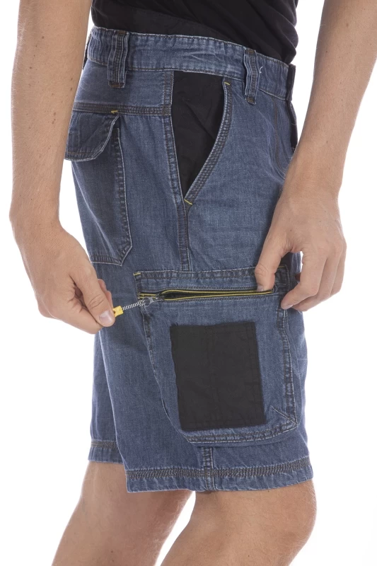 Bermuda de travail en denim léger renforcé BREEZ1