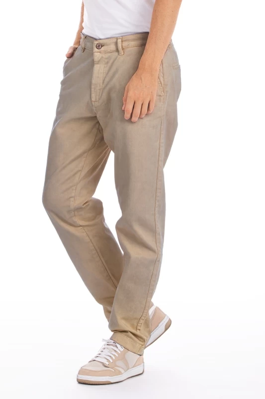Pantalone chino in gabardina stretch CHINO  