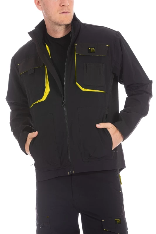 Bi-stretch technical work jacket GRID