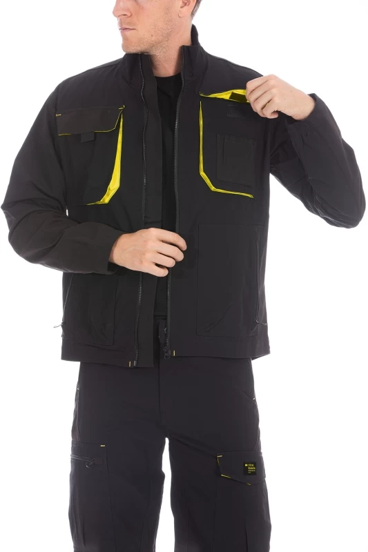 Bi-stretch technical work jacket GRID