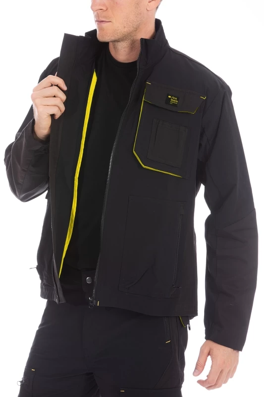 Bi-stretch technical work jacket GRID