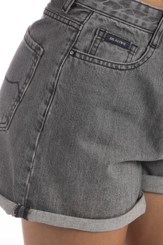 Shorts in denim a vita alta VERON