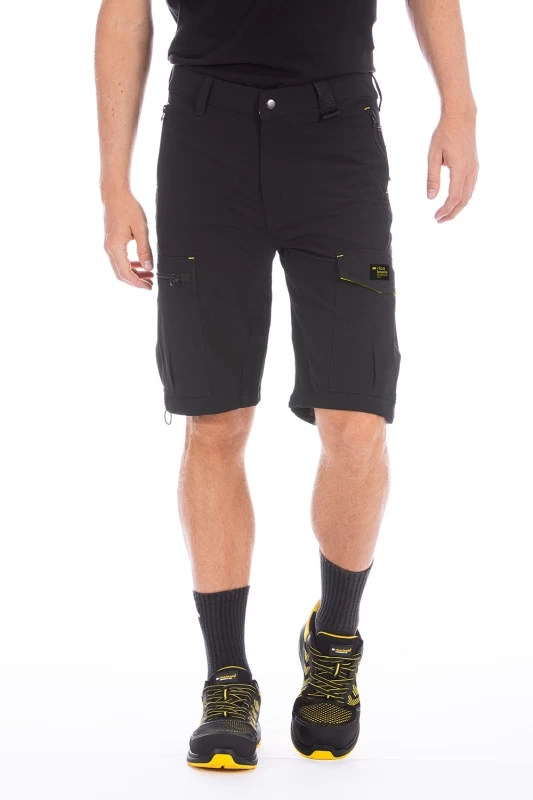 Bi-stretch technical work Bermuda shorts SPIN