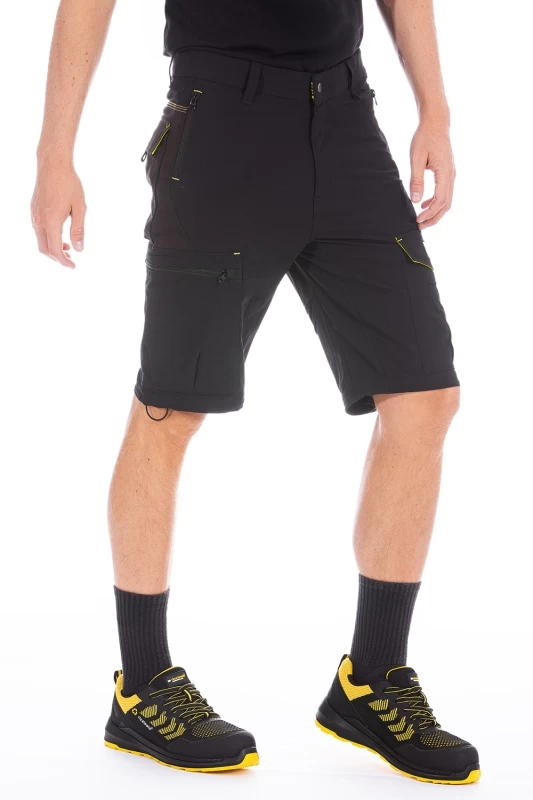 Bi-stretch technical work Bermuda shorts SPIN