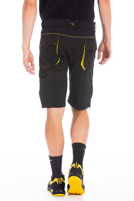 Bi-stretch technical work Bermuda shorts SPIN