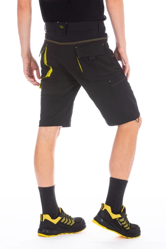Bi-stretch technical work Bermuda shorts SPIN