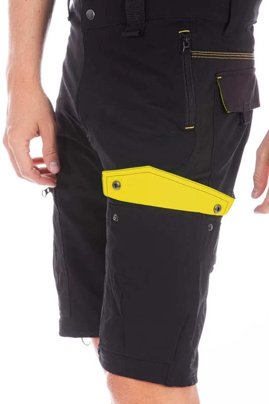 Bi-stretch technical work Bermuda shorts SPIN