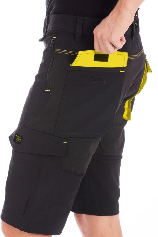 Bi-stretch technical work Bermuda shorts SPIN