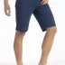 Relaxed Bermuda shorts in GENESYX straight cut cotton canvas