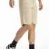 Relaxed Bermuda shorts in GENESYX straight cut cotton canvas 