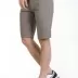 Relaxed Bermuda shorts in GENESYX straight cut cotton canvas
