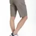 Relaxed Bermuda shorts in GENESYX straight cut cotton canvas