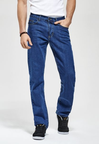 Jeans RL70 coupe droite coton stone washed